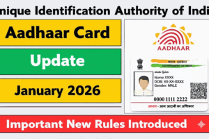 Aadhaar Card Update January 2026