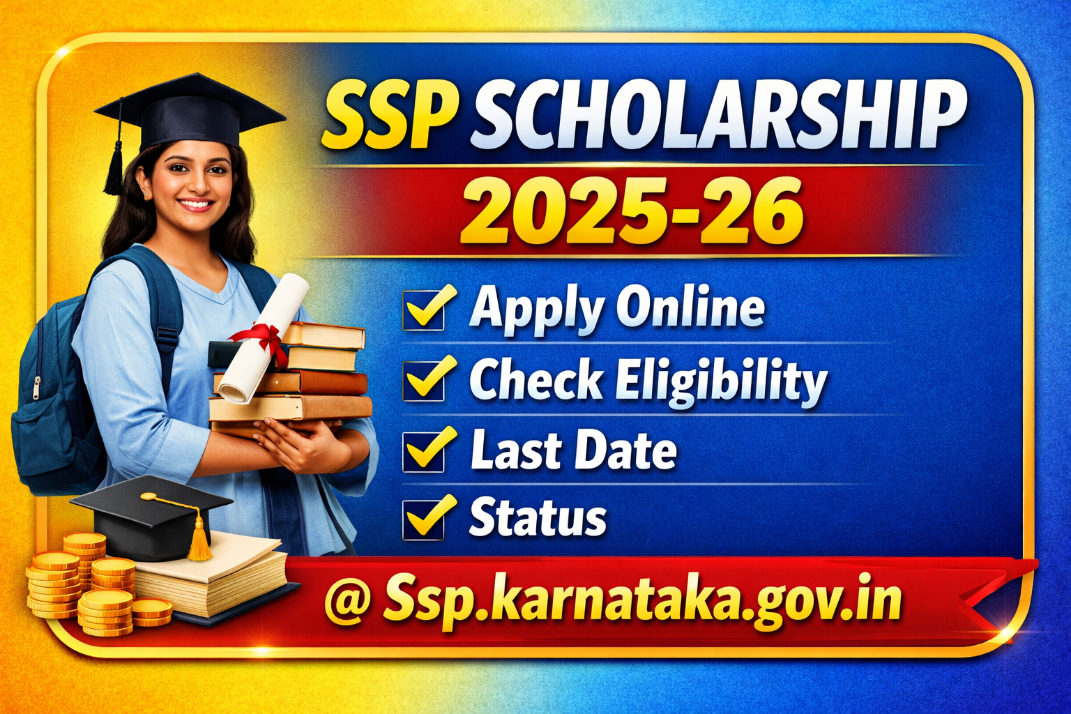 SSP Scholarship 2025-26 Apply Online