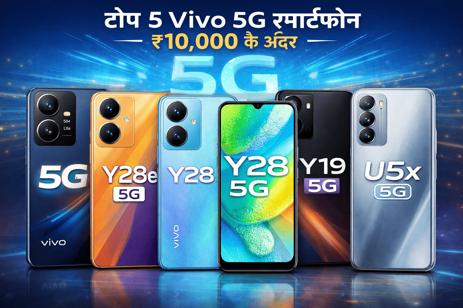 Top 5 Vivo 5g Smartphones Under ₹10000 in India