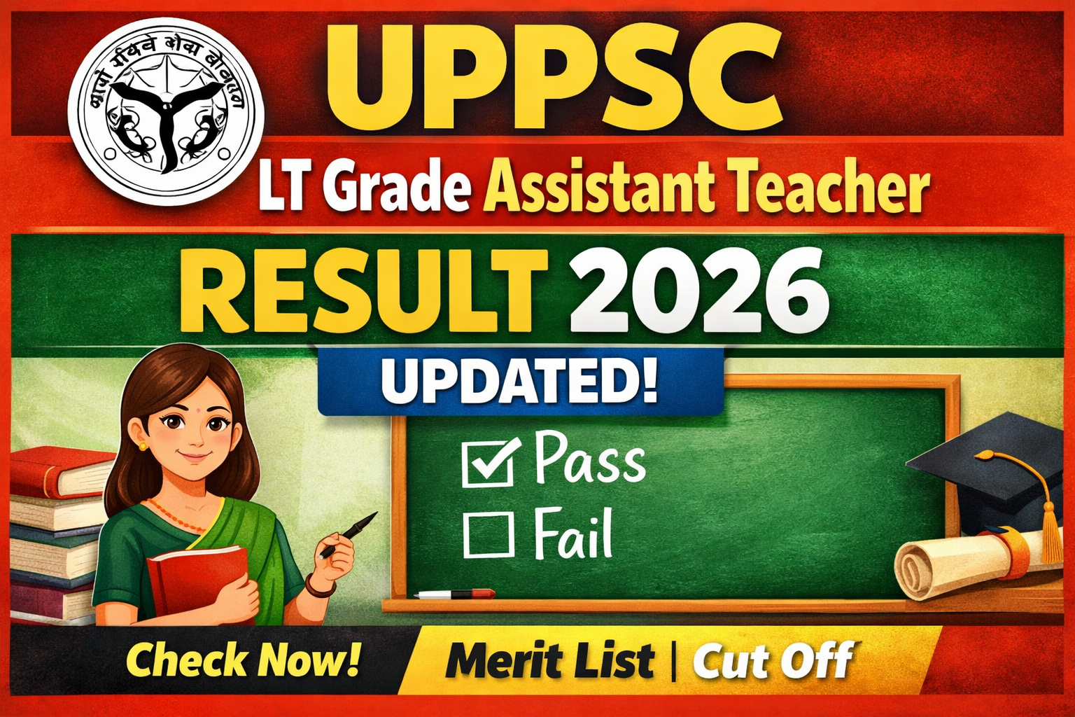 UPPSC LT Grade Assistant Teacher Result 2026