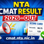 NTA CMAT Result 2026 – Out